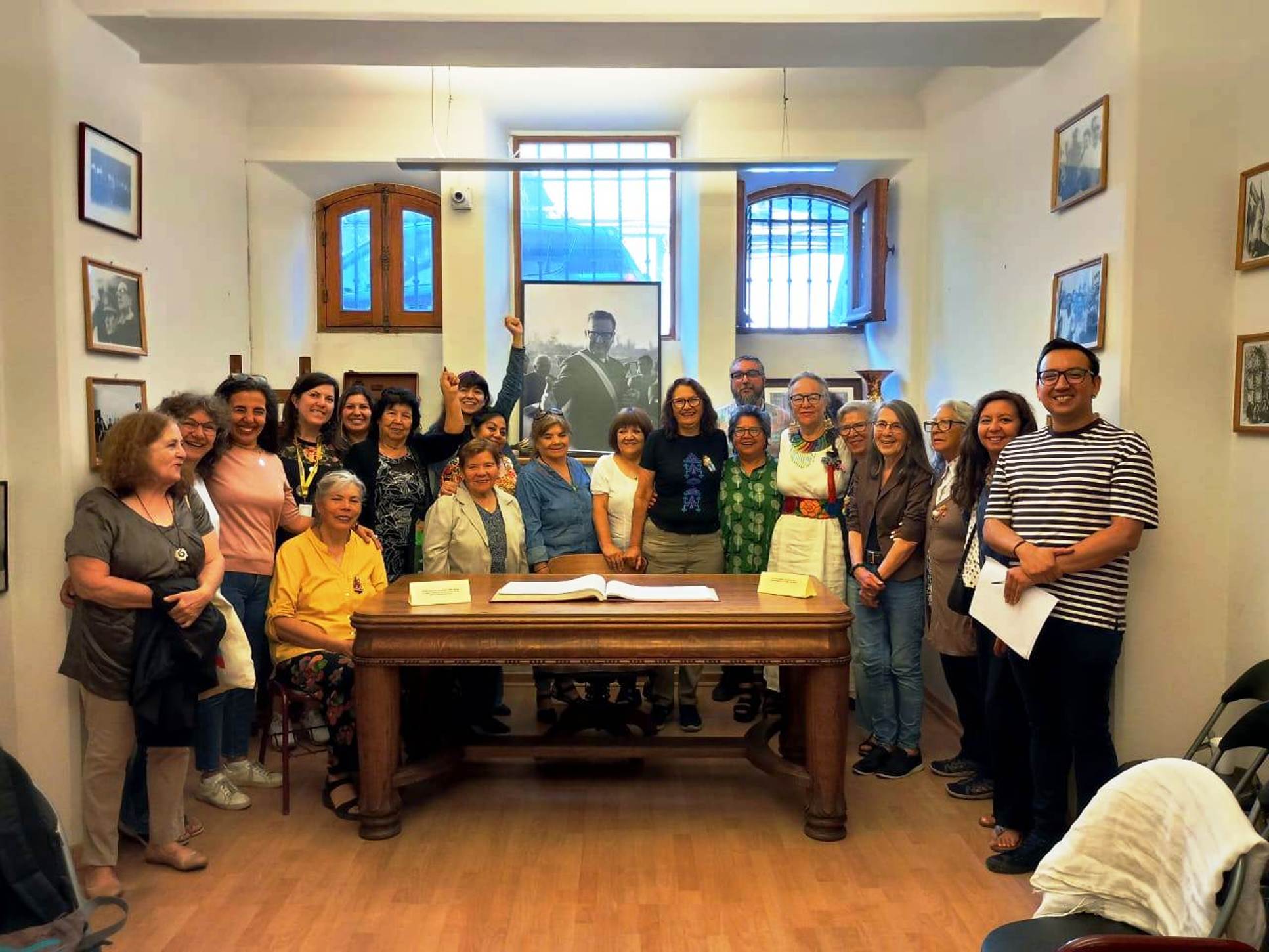 21 de marzo 2025 en  Fundación Salvador Allende (foto archivo: Sitios de Memoria)
